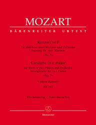 Concerto for three or Two Pian Mozart, Wolfgang Amadeus (ISBN: 9790006470471)