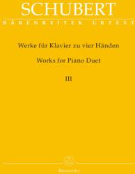 Works for Piano Duet (vier Han Schubert, Franz (ISBN: 9790006539871)