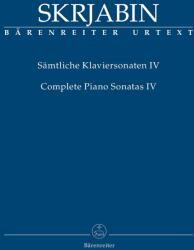 Complete Piano Sonatas IV Skrjabin, Aleksandr (ISBN: 9790006536931)