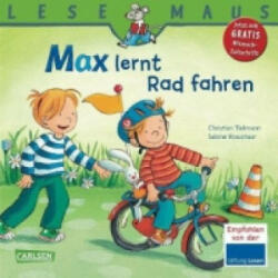 LESEMAUS 20: Max lernt Rad fahren - Christian Tielmann, Sabine Kraushaar (ISBN: 9783551088208)