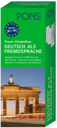 PONS Power-Vokabelbox Deutsch als Fremdsprache (ISBN: 9783125624764)
