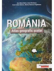 Romania. Atlas geografic scolar - Ana-Maria Marin (ISBN: 9789734737840)