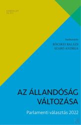 Az állandóság változása (ISBN: 9789635564026)