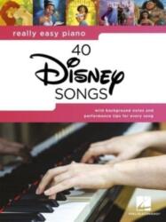 Really Easy Piano: 40 Disney Songs - Songbook with Lyrics - PIANO (ISBN: 9781705165058)
