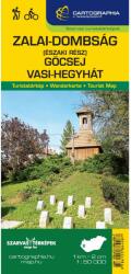 Zalai-dombság (északi rész) Göcsej, Vasi-hegyhát turistatérkép (ISBN: 9786155864087)