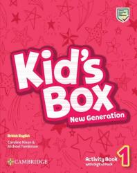 Kid's Box New Generation Level 1 Activity Book with Digital Pack British English (ISBN: 9781108895439)