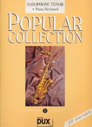 POPULAR COLLECTION 5 FOR SAXOPHONE TENOR + PIANO/KEYBOARD (ISBN: 9786390221256)