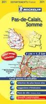 301. Local Maps Pas-de-Calais térkép, Somme térkép Michelin 1/150, 000 (2008)