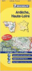 331. Ardéche Haute-Loire térkép Michelin 1: 150 000 (2008)