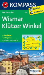734. Wismar, Klützer Winkel turista térkép Kompass (2013)