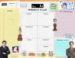 The Office: Weekly Planner Notepad (ISBN: 9781647229115)