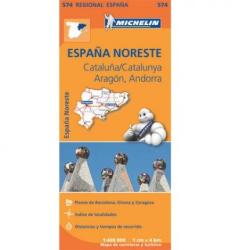 Aragon Cataluna - Michelin Regional Map 574 - Map (2013)