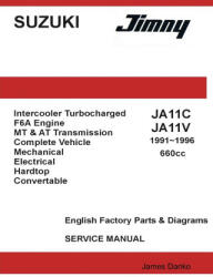 Suzuki Jimny JA11C JA11V 660cc English Factory Parts Manual 1991-1996 (ISBN: 9781257100736)