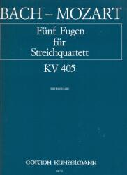 FÜNF FUGEN FÜR STREICHQUARTETT KV 405 ERSTAUSGABE (ISBN: 9786430235885)