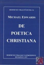 DE POETICA CHRISTIANA (ISBN: 9789637956508)