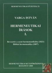 HERMENEUTIKAI ÍRÁSOK I (ISBN: 9789638595683)