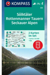Sölktaler-Rottenmanner Tauern-Seckauer Alpen turistatérkép - KOMPASS 223 (ISBN: 9783991214397)