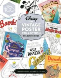 Disney The Vintage Poster Collection Colouring Book - Walt Disney Company Ltd (2023)