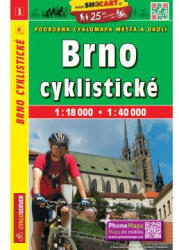 Brno és környéke kerékpártérkép (ISBN: 9788072246755)