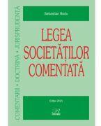 Legea societatilor comentata. Editia 2023 - Sebastian Bodu (ISBN: 9786060251149)