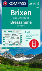 Brixen/Bressanone és környéke turistatérkép - KOMPASS 050 (ISBN: 9783991217350)