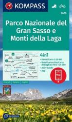 2476. Parco Nazionale de Gran Sasso, D/I turista térkép Kompass (ISBN: 9783991217398)