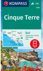 Cinque Terre turistatérkép - KOMPASS 2450 (ISBN: 9783991217459)