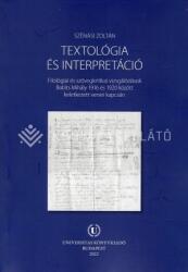 Textológia és interpretáció (ISBN: 9789639671867)
