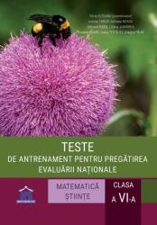 Teste de antrenament pentru pregătirea evaluării naționale. Matematică, Științe - cls. a VI-a (ISBN: 9786060485735)