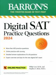Barron's Digital SAT Practice Questions 2024 (ISBN: 9781506291086)