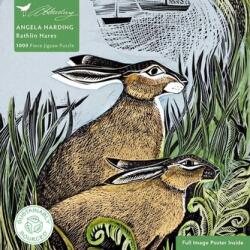 Adult Sustainable Jigsaw Puzzle Angela Harding: Rathlin Hares: 1000-Pieces. Ethical, Sustainable, Earth-Friendly - Flame Tree Publishing (ISBN: 9781804175576)