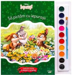 Disney. Iepurasi. Sa pictam cu iepurasii. Carte de colorat cu pensula si acuarele (ISBN: 9786060953654)