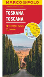 Toszkána térkép Marco Polo Toszkána autós térkép 1: 200e 2023 (ISBN: 9783575016560)