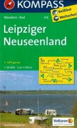 818. Leipziger Neuseenland turista térkép Kompass (ISBN: 9783991214427)