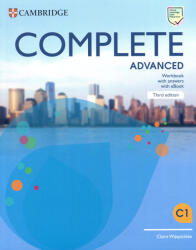 Complete Advanced 3ed Workbook with Answers with eBook (ISBN: 9781009162340)