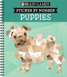 Brain Games - Sticker by Number: Puppies - Brain Games, New Seasons (ISBN: 9781639381708)