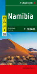 Namíbia autóstérkép - 2023 (ISBN: 9783707921984)