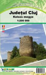 Kolozs megye térkép Micro Mapper 1: 200 000 (ISBN: 9789738700635)
