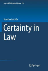 Certainty in Law - Humberto Avila (ISBN: 9783319815046)