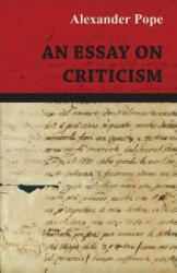 An Essay on Criticism - Alexander Pope (ISBN: 9781473323841)