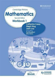 Cambridge Primary Mathematics Workbook 1 Second Edition - Steph King, Catherine Casey (ISBN: 9781398301153)