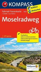 7007. Moselradweg kerékpáros térkép 1: 50 000 Fahrradtourenkarte (2013)