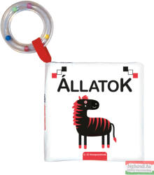 Kontrasztos babakönyv - Állatok (ISBN: 9789634833833)