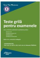 Teste grila pentru examenele de an, licenta si admitere in profesiile juridice. Editia a 8-a - Iosif R. Urs (ISBN: 9786062723071)