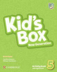 Kid's Box New Generation Level 5 Activity Book with Digital Pack British English - Caroline Nixon, Michael Tomlinson (ISBN: 9781108890038)