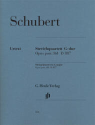 STREICHQUARTETT G-DUR OP. POST. 161 D 887, STIMMEN URTEXT (ISBN: 9780201808506)