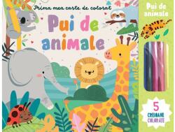 Prima mea carte de colorat. Pui de animale (ISBN: 9786306516285)