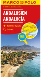 Andalúzia autós térkép Marco Polo 1: 300 000 (ISBN: 9783575016195)
