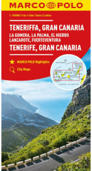 Tenerife térkép Tenerife autós térkép Marco Polo Grand Canaria térkép 1: 150 000 (ISBN: 9783575016164)