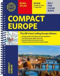 Atlas compact Philip: Europa (ISBN: 9781849076487)